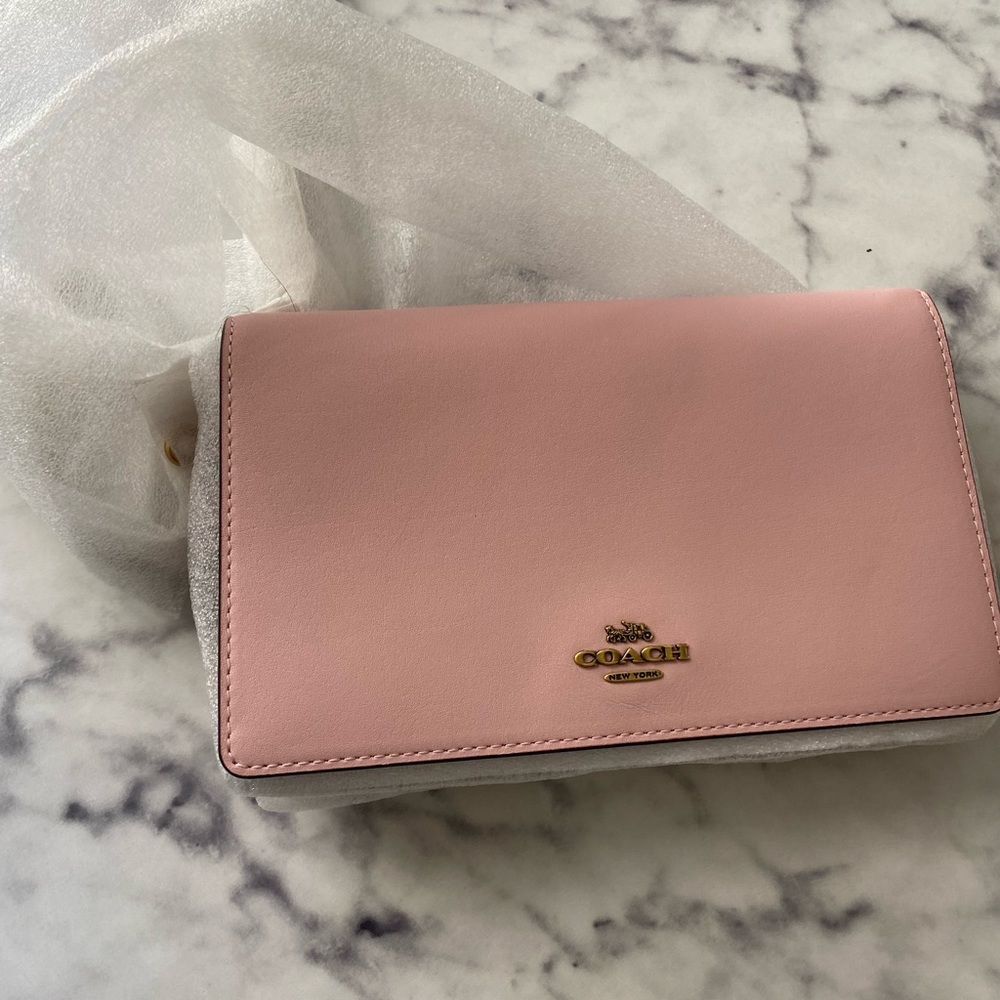 Brand new pink Coach crossbody bag